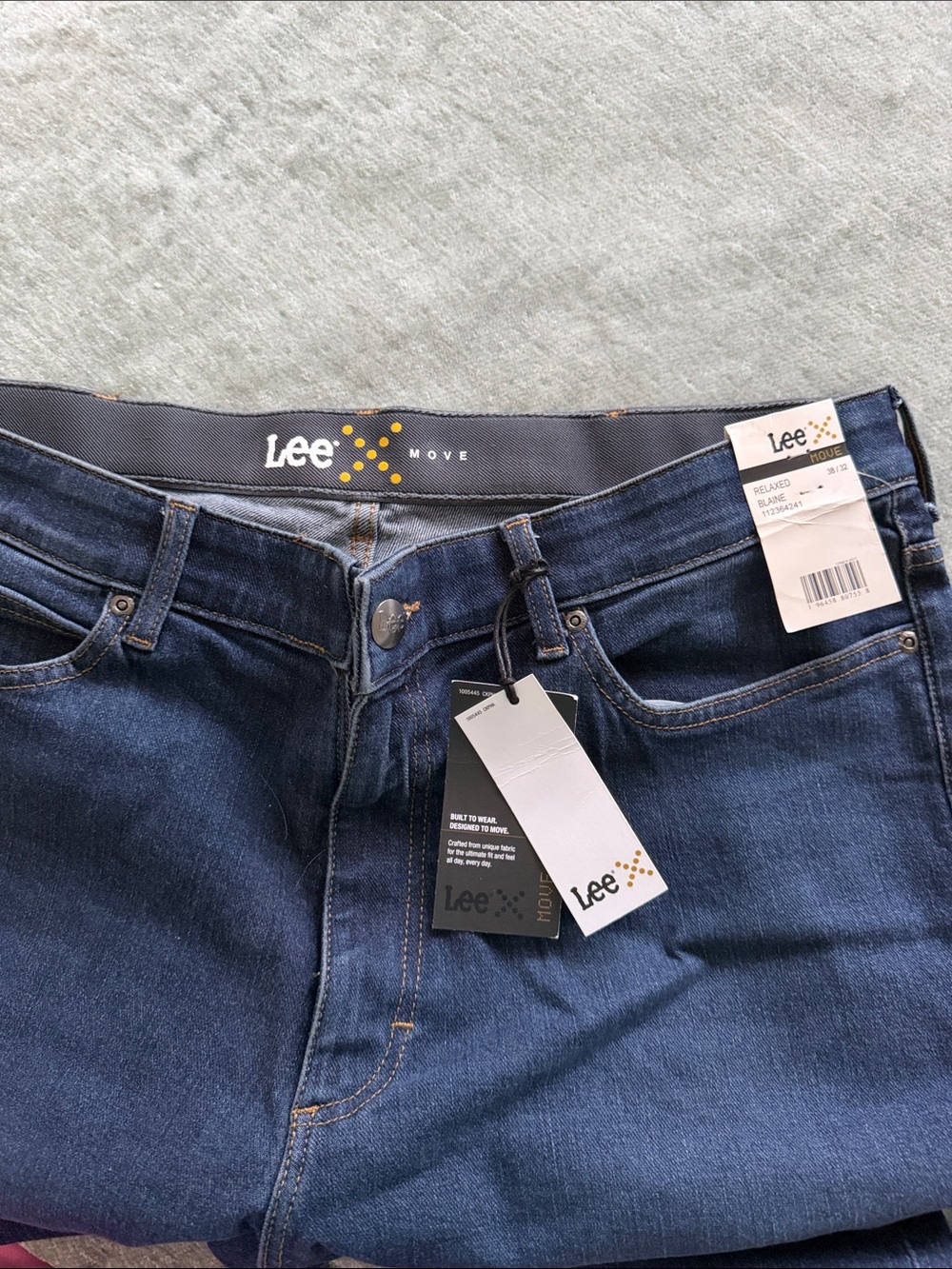 Lee Move Dark Indigo Stretch Jeans